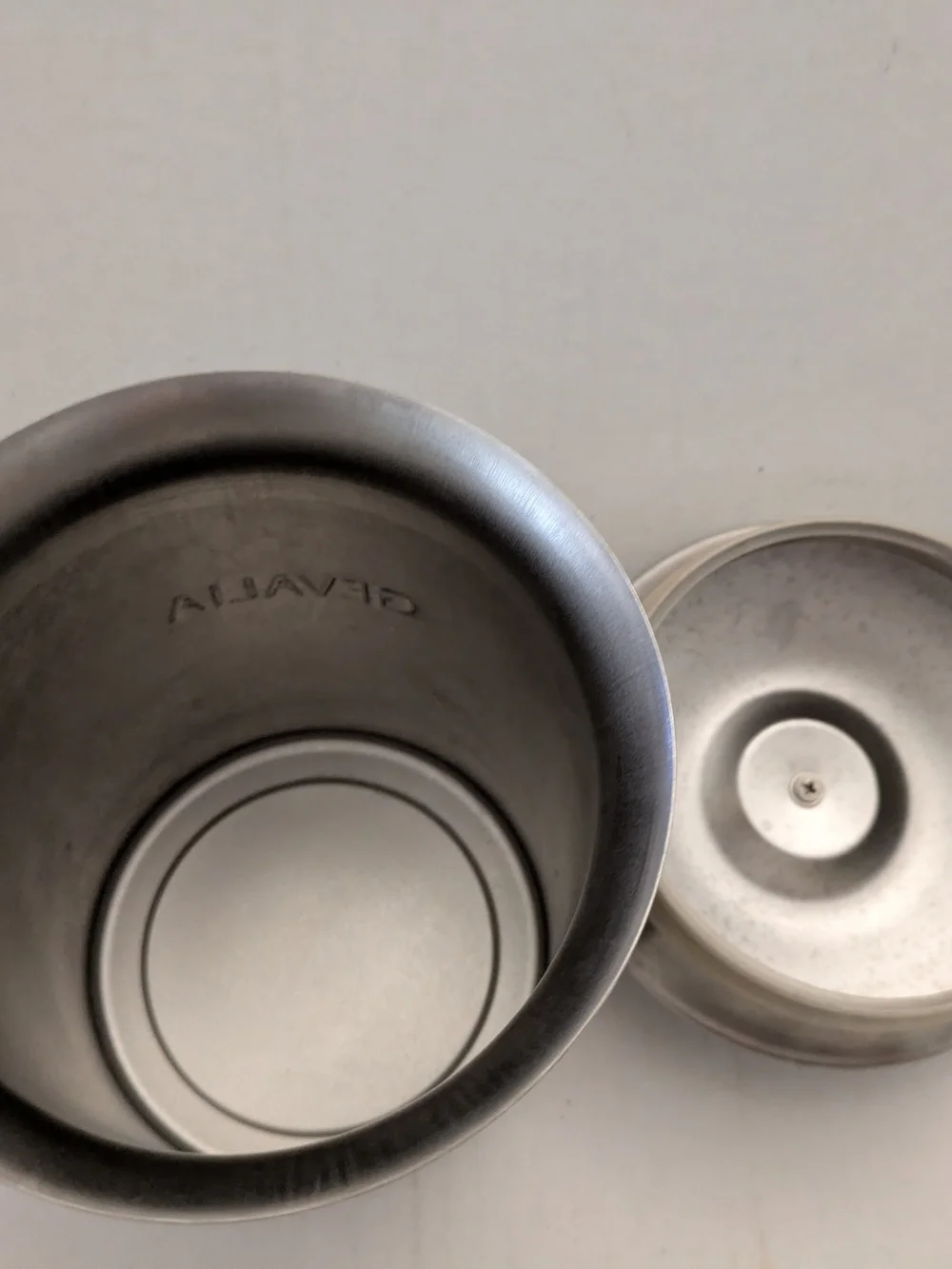 Gevalia Stainless Steel Coffee Canister - Silver